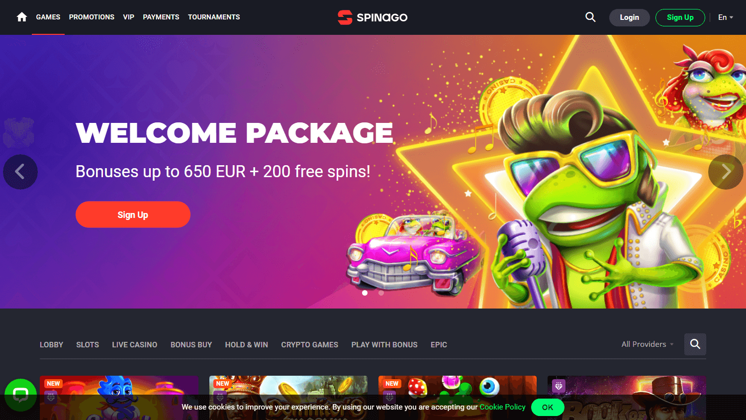 Bonus 100% up to AU$250 plus 200 Free Spins